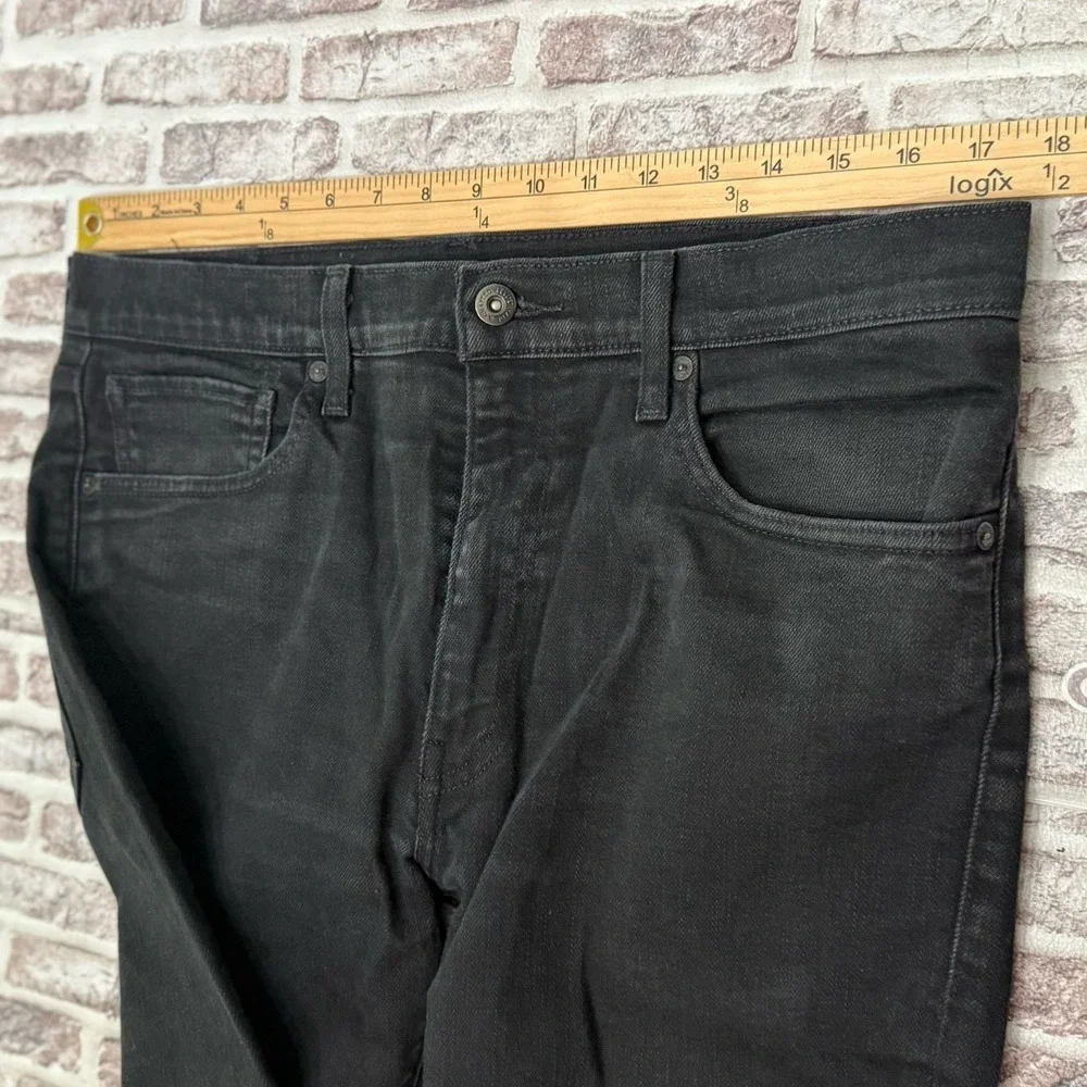 Levi's Made & Crafted 511 Black Stretch 36x32 Premium Denim Slim Fit Jeans Big E